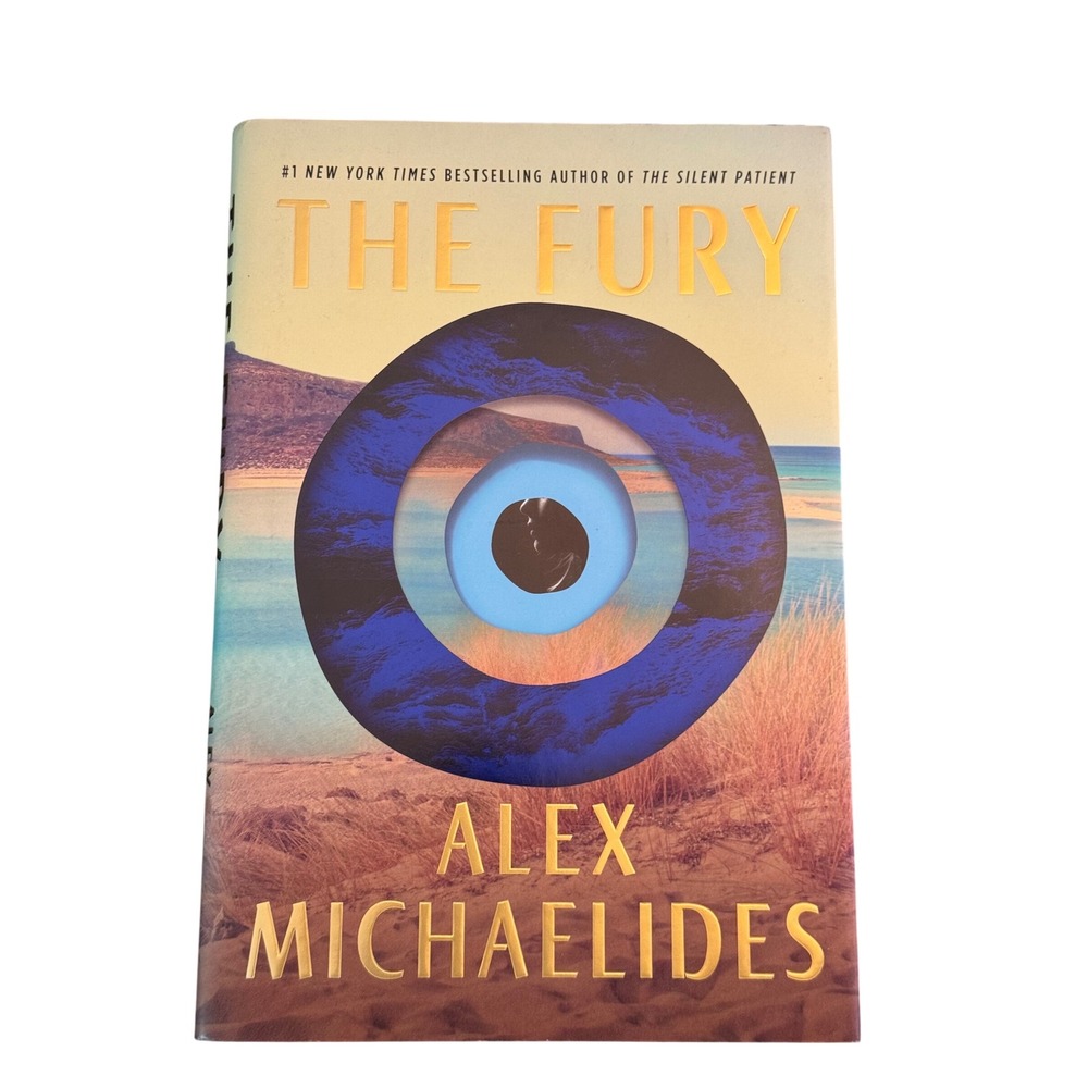 The Fury Alex Michaelides Hardcover First Edition Psychological Thriller Novel